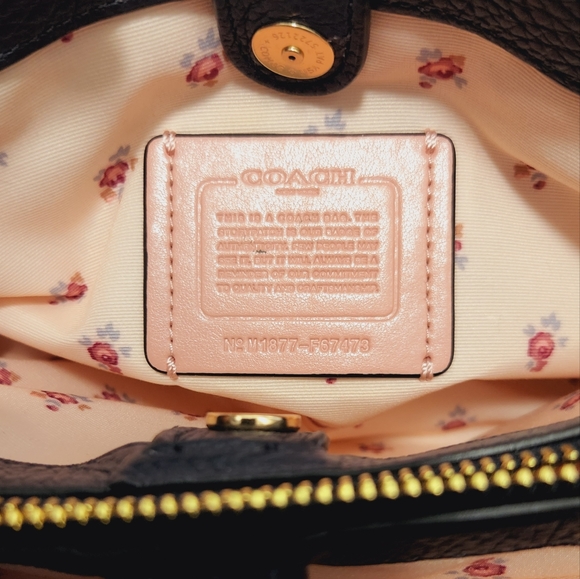 Coach Blue and Black Crossbody Bag - Picture 13 of 15